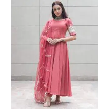 Cotton Peach Color Suits 