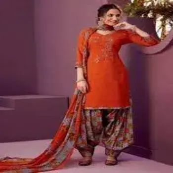 Printed Cotton Suits For Girls