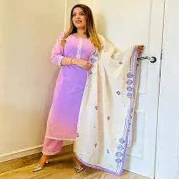 Multicolor Cotton Suit For Girls