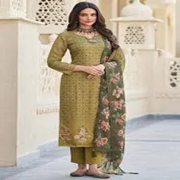 Party Wear Cotton Suit 