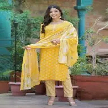 Beautiful Designer Cotton Suit 