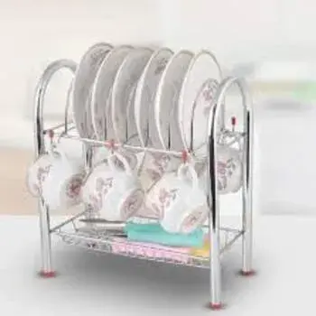 Stainless Steel Crockery Stand