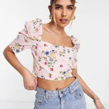 Printed Crop Tops