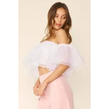 Organza Crop Tops