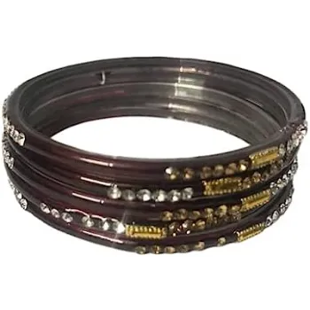 Red Crystal Bangles