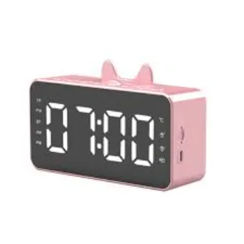  Q9 Bluetooth Clock Digital Speaker Mirror Alarm Clock 