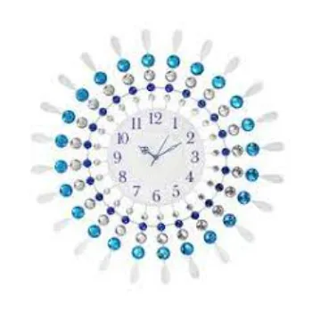  ECraftIndia Diamond Series Analog Iron Clock