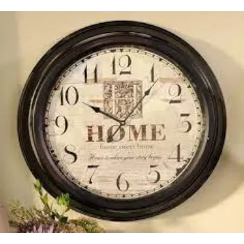 Black Home Is Where Your Story Begins Clock