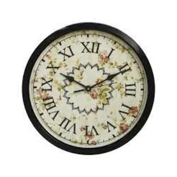  Homelava Vintage Flower Wall Clock