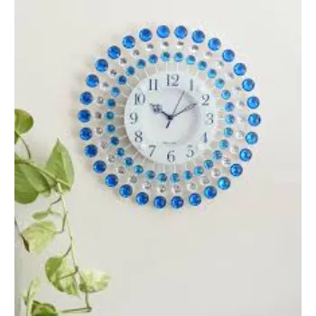  Novelty Wall Clocks Blue Plastic Novelty Wall Clock
