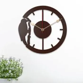  Woodpecker Decorative Pendulum Wall Clock