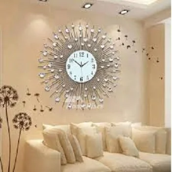 Large Luxury Art Wall Clock