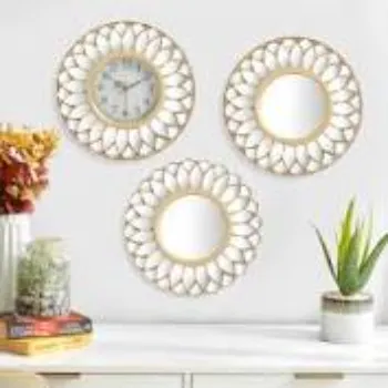  Monroe Lane Bohemian Bamboo Wall Mirror
