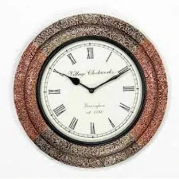 Royalscart Metal Analog Wall Clock Multi