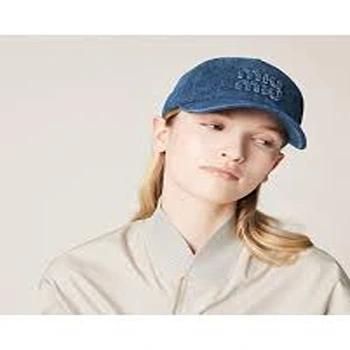 Elegant Denim Designer Apparel Cap