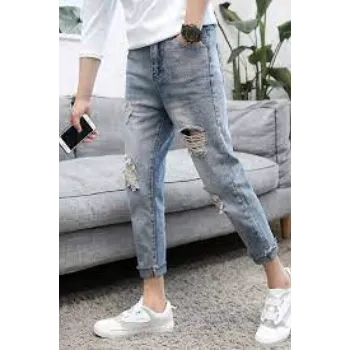 Men Denim Rough Jeans