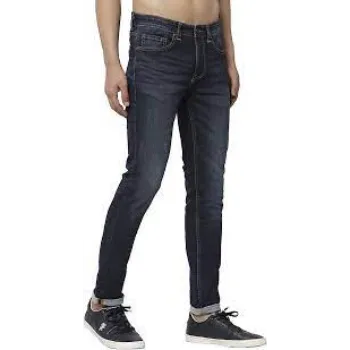 Black Faded Denim Jeans