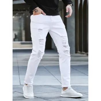 Denim Men White Jeans