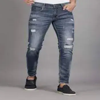Ribbed Denim Jeans
