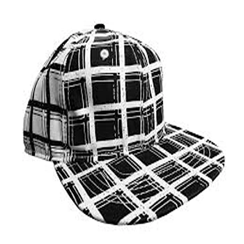 Exclusive Black N White Check Designer Apparel Cap