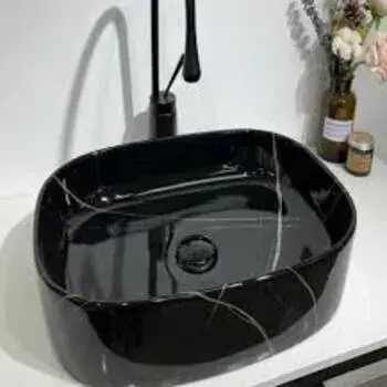 Black Shine Designer Basin