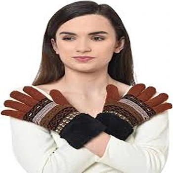 Alluring Designer Woolen Gloves