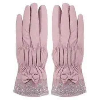 Designer Casual Gloves With Bow