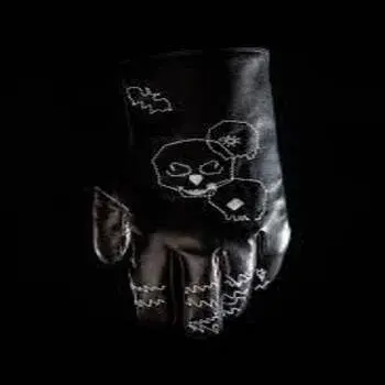 Designer Printed Gloves For Ladies 
