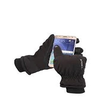 Lavish Black Unisex Designer Gloves