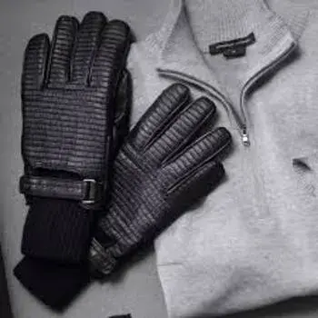 Fancy Designed Leather Gloves