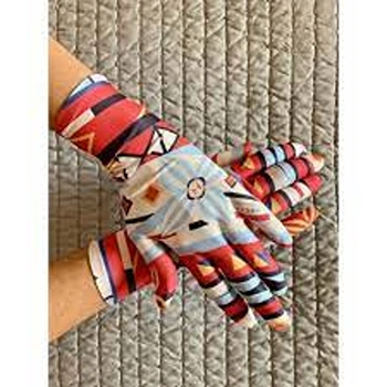 Stylish Colorful Print Gloves 