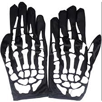 Printed Unisex Leather Gloves
