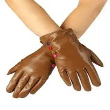 Modern Brown Color Gloves