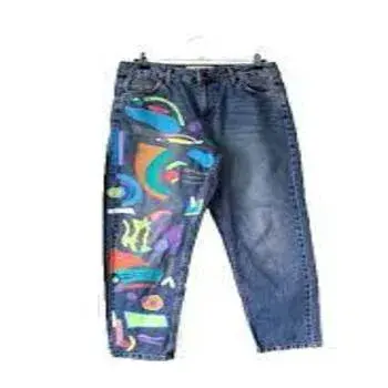 Latest Designer Painted Jeans