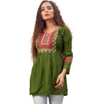Regular Fit Fancy Designer Kurtis