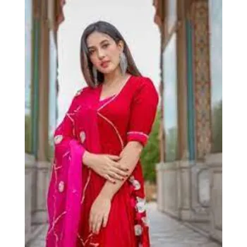 Designer Red Kurtis