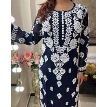 Designer Embroidery Kurtis