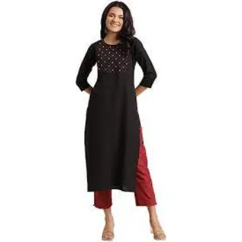 Designer Black Kurtis