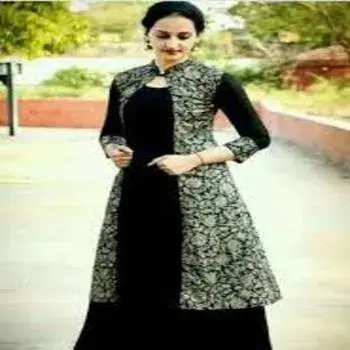 Designer Black Kurtis