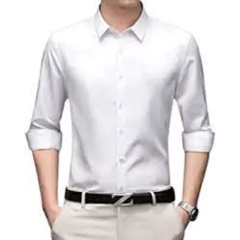 White Plain Shirt for Men - Manufacturer & Wholesaler