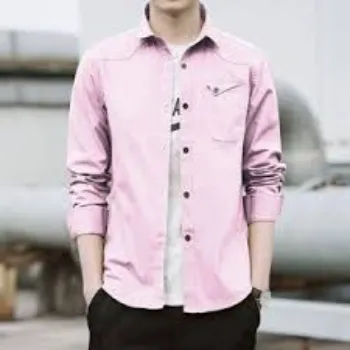 Baby Pink Designer Shirt Manufacturer & Wholesaler