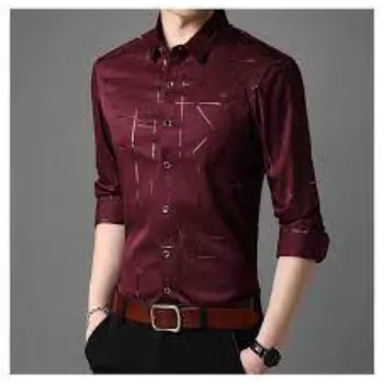Maroon Designer Shirts