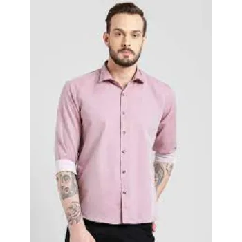 Breathable Men Plain Shirts