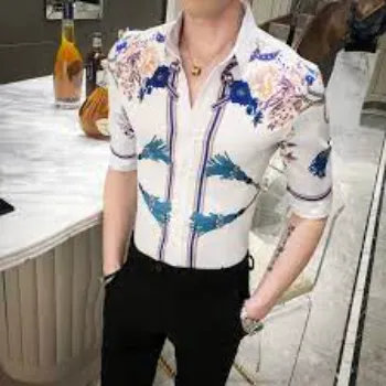 Flower Print Designer Shirts – Manufacturer & Wholesaler