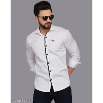 Designer Men White Stylish Shirt – Manufacturer & Wholesaler
