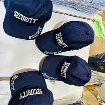 Elegant Navy Blue Designer Security Cap