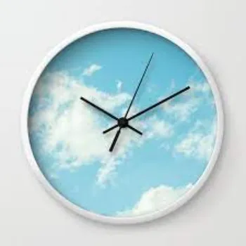  Rebekah Joan Clouds Wall Clock