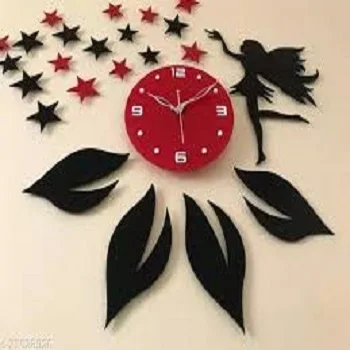  Pari Star Acrylic Wall Clock