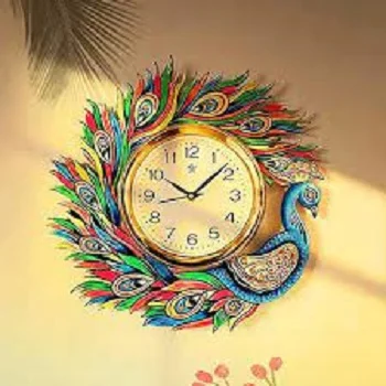 Peacock Clock