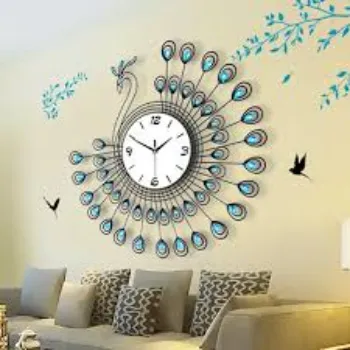  Peacock Clock
